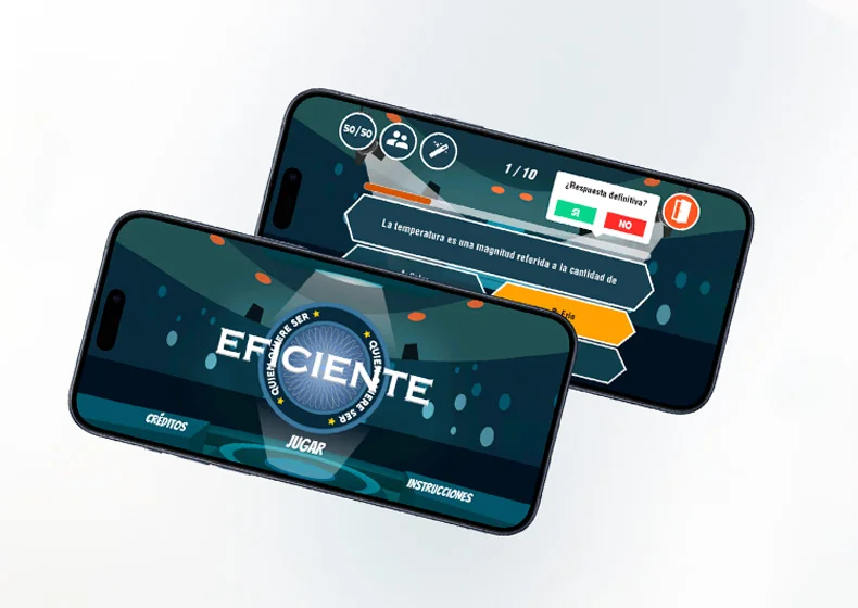 Videojuego educativo Quién Quiere ser Eficiente